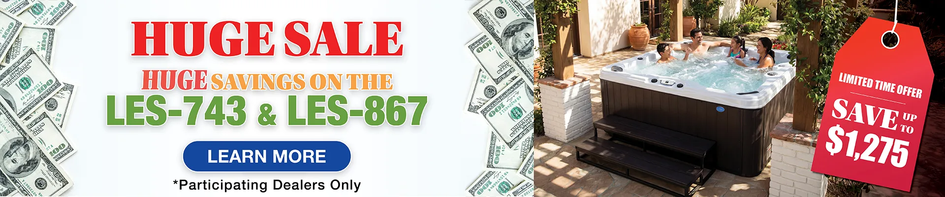 Calspas hot tub being used in a family setting - Sparks